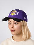Бейсболка NEW ERA арт. 60565136 Los Angeles Lakers NBA (фиолетовый / черный)